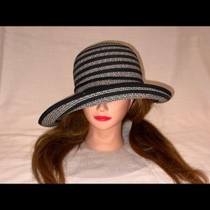 BCBG Max Azria - black and camel summer hat